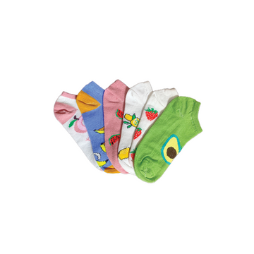 Cute Fruits Short Collection (6 Socks)
