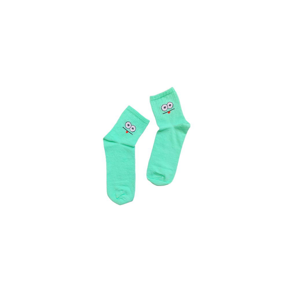 Mint Green Wink Socks