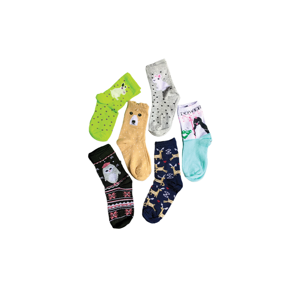 Naughty Animals Collection (6 Socks)
