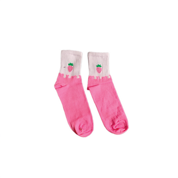 Pink Strawberry Socks