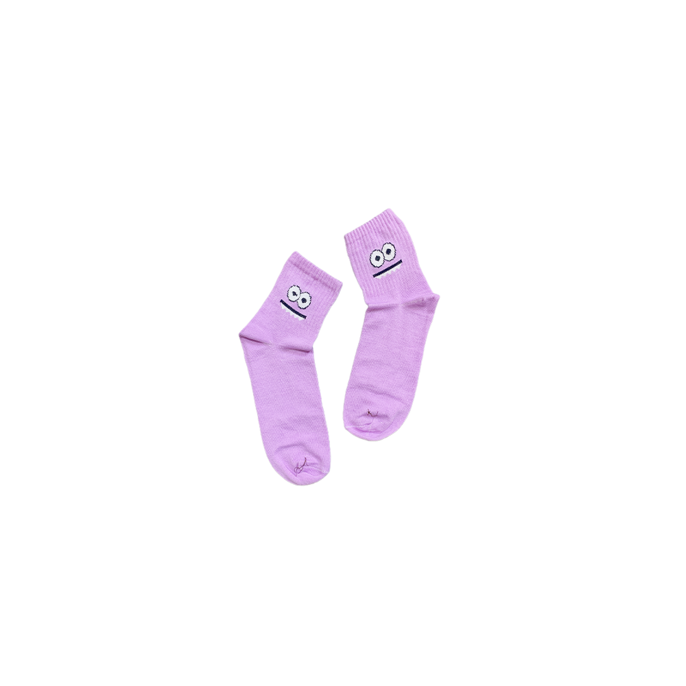 Purple Wink Socks