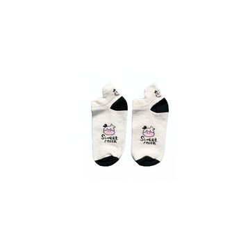 Sweet Milk Cow Short Socks