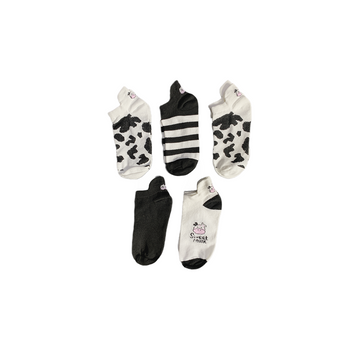 Sweet Milk Cow Short Socks Collection (5 Socks)