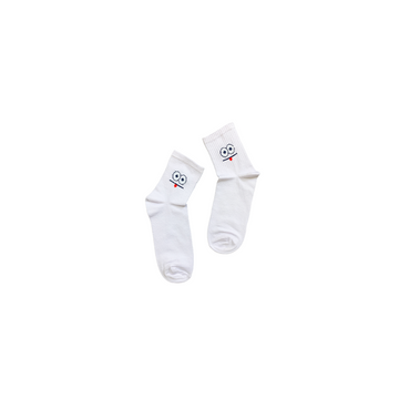 White Wink Socks
