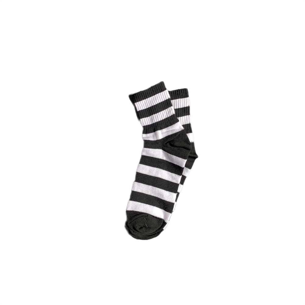 Black & White Strips Socks